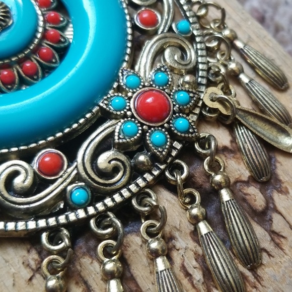 ❤Bohemians vintage statment Necklace❤ - Picture 6 of 6